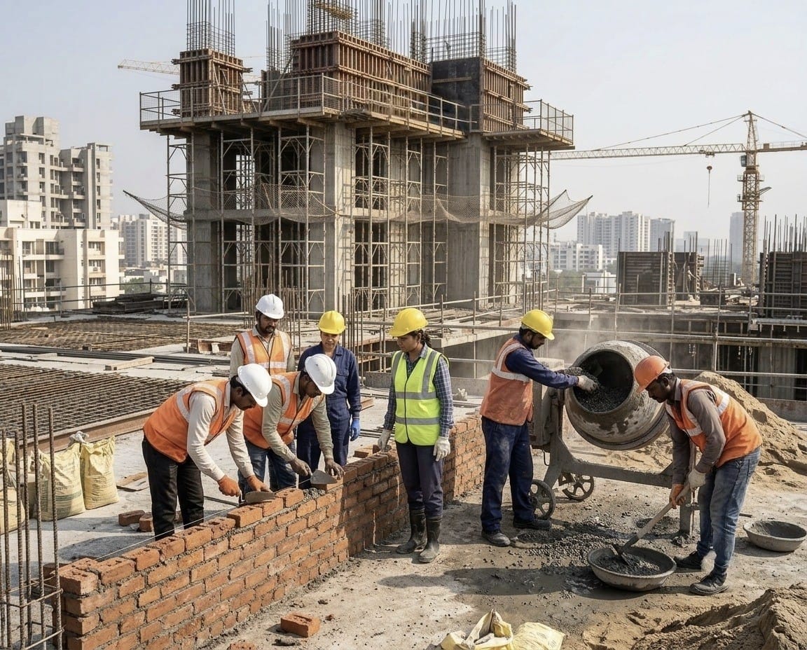 How to hire skilled construction workers in India